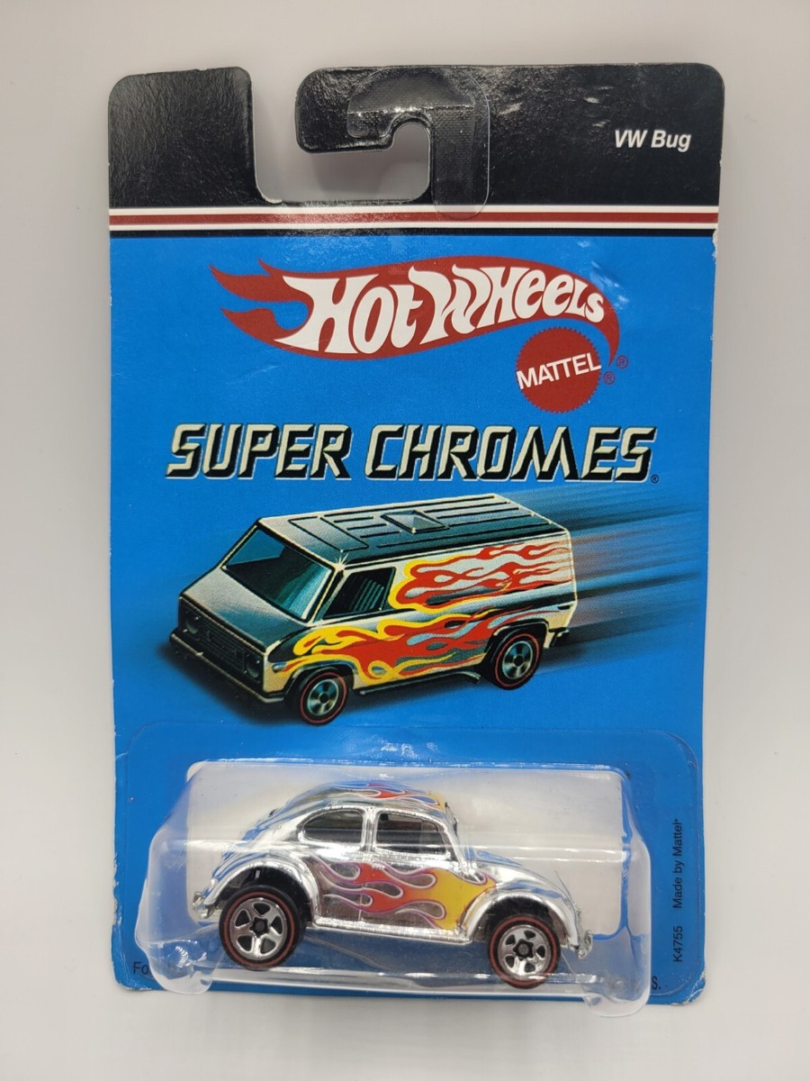 06 Hot Wheels Super Chromes Volkswagen VW Bug Beetle Chrome