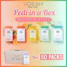 Voesh Pedi Deluxe 4 Steps (Box of 50 packs) *Pick Any*