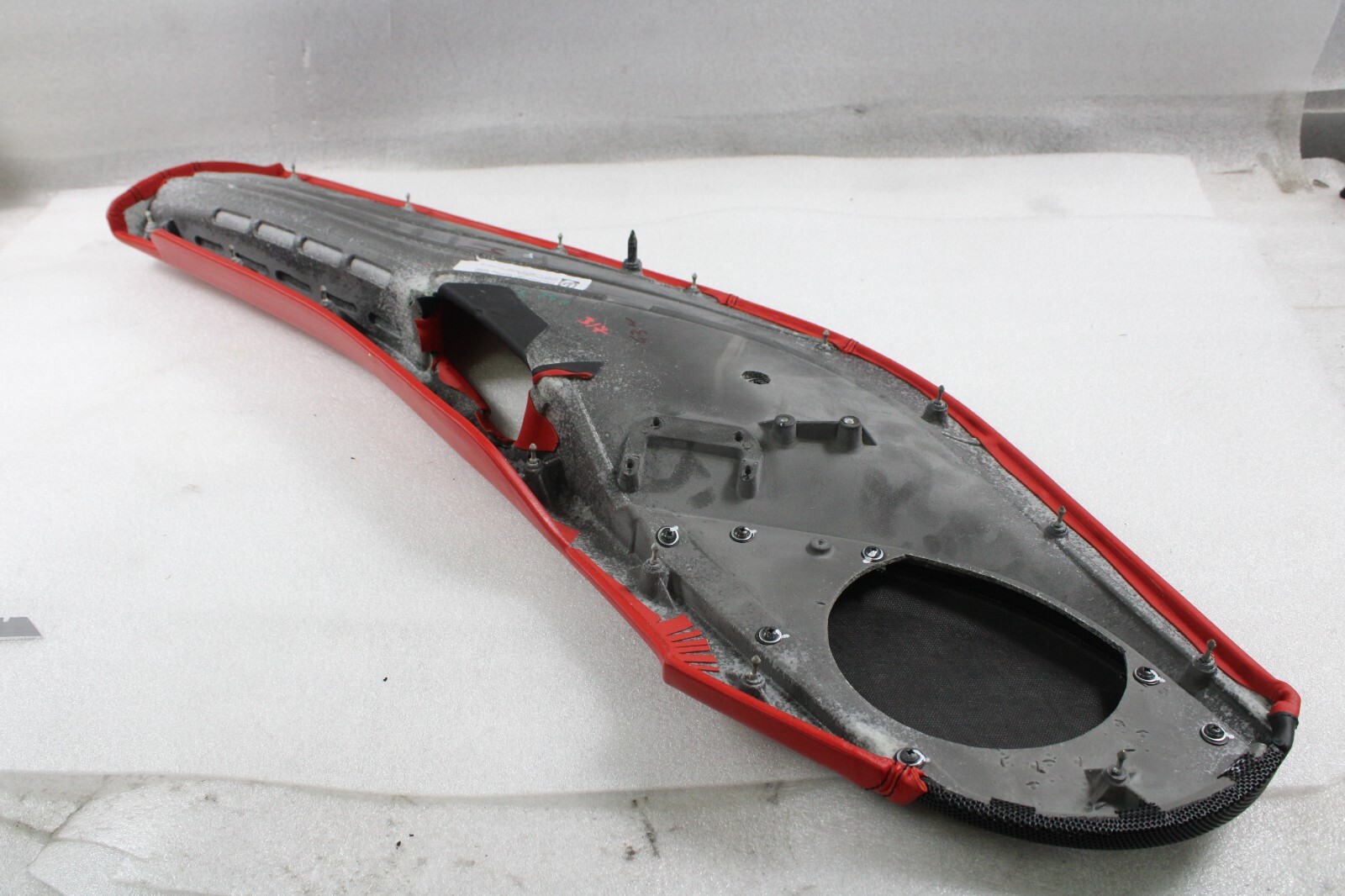 Ferrari California, RH, Right, Center Door Insert Panel, Red, Used, P/N 86455200