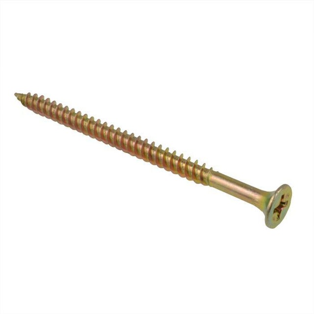 Pack Size 6000 Zinc Yellow Plasterboard 8g15 x 65mm Fine Bugle Drywall