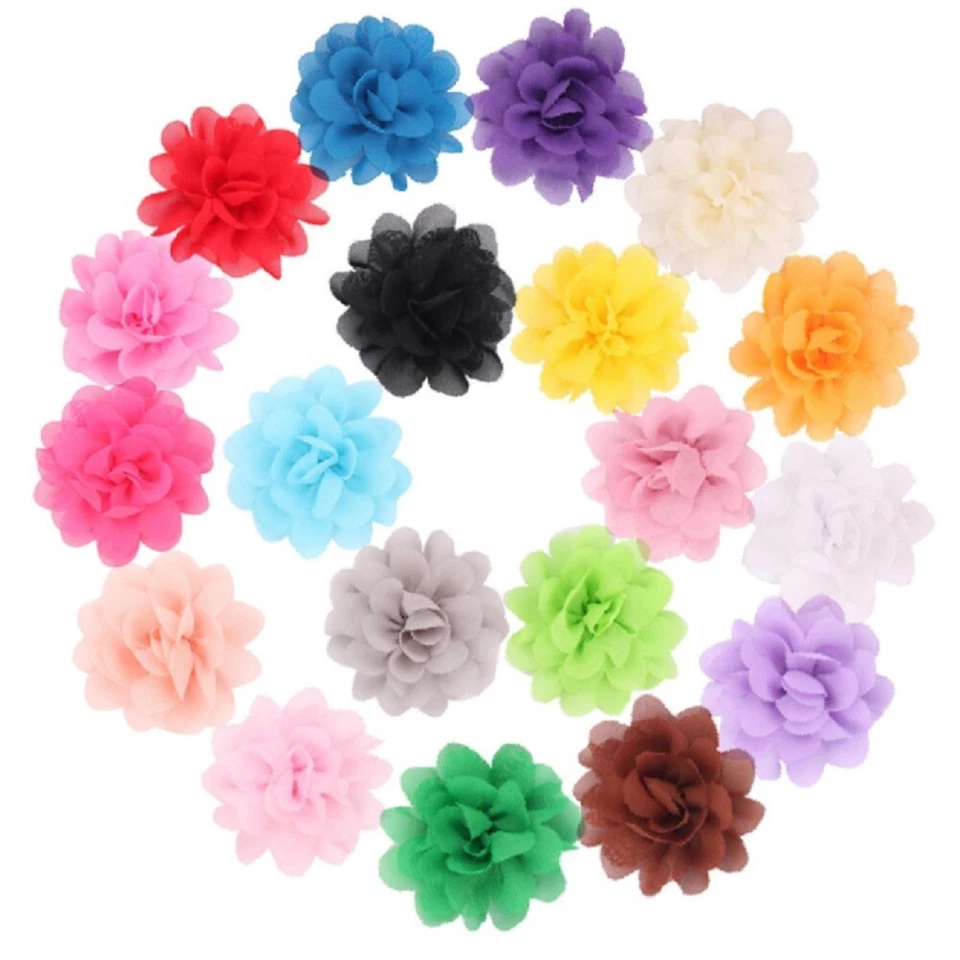 20-Pack Baby Girls Boutique Grosgrain Ribbon Hair Bow Clips–Kids Hair Accessorry - Image 2 of 4