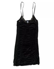NWT Free People Bodycon Ruched Sequin Y2K Mini Dress Size 10