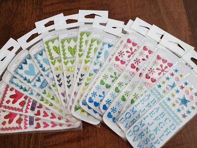 Deco 3D Cell Phone Stickers Transfers Bling NEW NIP 