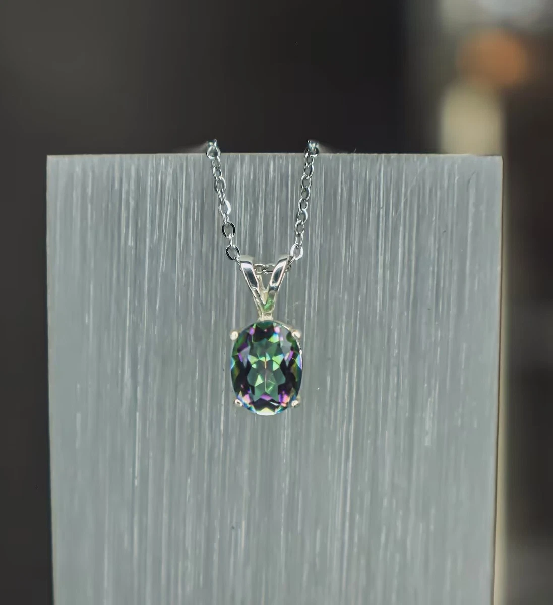 Natural alexandrite necklace pendant deals