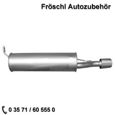 für Peugeot 306 1.6 1.8 Cabrio Endtopf Auspuffanlage Abgasanlage hinten neu a*