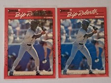 1990 Donruss Bip Roberts Error Ink and No Dot
