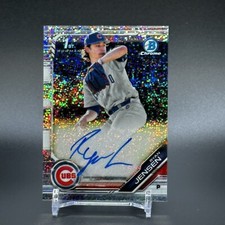 Ryan Jensen 2019 Bowman Draft Chrome Pick Sparkles Refractor /71 Auto #CDA-RJ