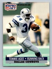 1991 Pro Set #127 Tommie Agee   Dallas Cowboys