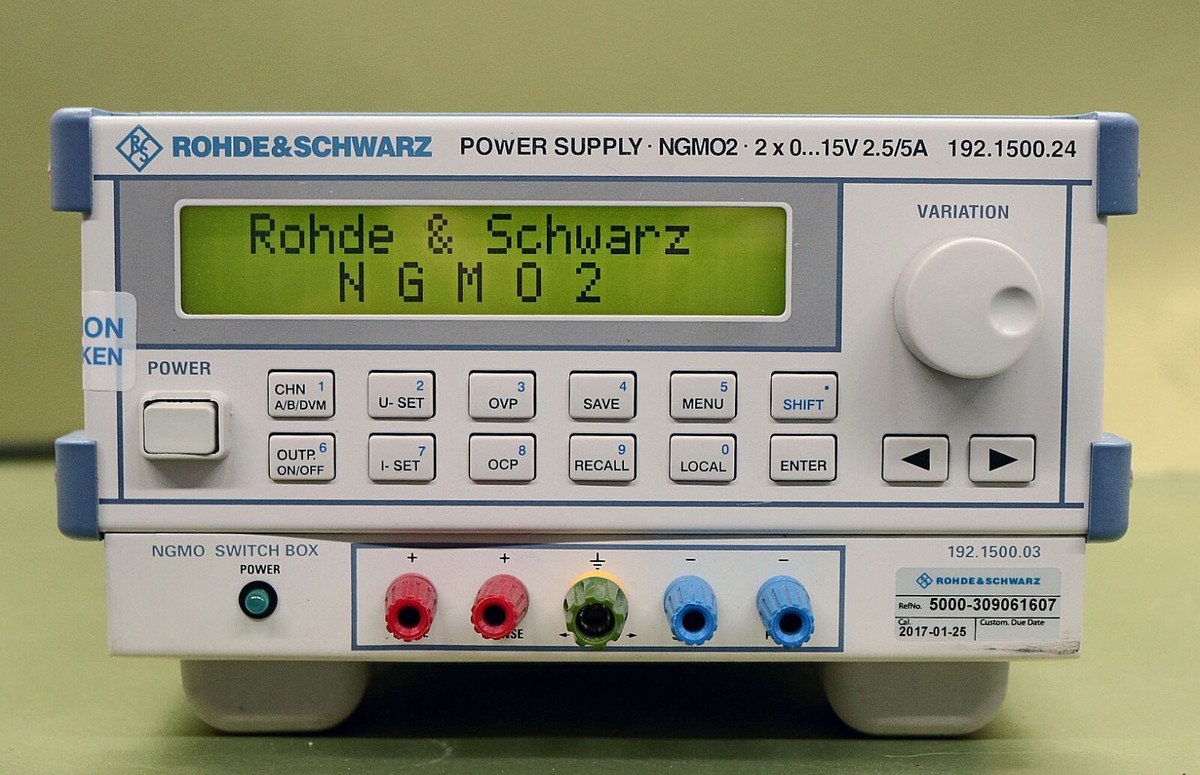 Rhodes & Schwarz NGM02 DC Power Supply - Analyzer | eBay