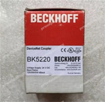 New In Box BECKHOFF BK5220 DeviceNet Coupler PLC Module BK5220