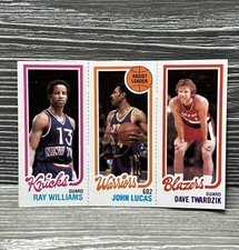 1980-81 Topps Basketball Ray Williams / John Lucas / Dave Twardzik #153