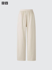  ASK availability first UNIQLO Jersey Gathered Pants New