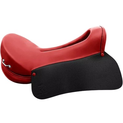 Endurance Leather Horse Saddle- Lightweight Red & Black Design - Premium Quality