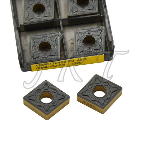 10 pezzi CNC CNMG120408-PM 4325 CNMG432-PM 4325 inserti di tornitura in carburo - Foto 4 di 6
