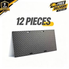 New 12 PACK Ground Protection Mats HDPE 3.4'x7.2' Heavy Equipments Free Ship US