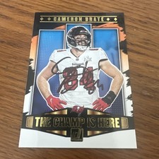 Cameron Brate 2021 Donruss The Camp Is Here  Auto Signed IP Autograph Tampa Bay
