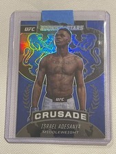 2021 Panini Chronicles Rookies & Stars UFC Crusade Blue /99 Israel Adesanya #240