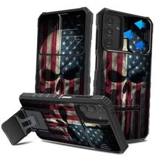 for Samsung Galaxy A14 5G Case with Slide Camera Cover and Built-in 