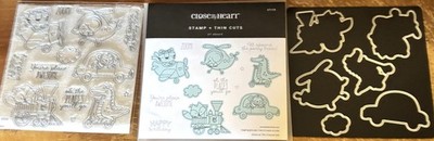 CTMH Z7175 THIN CUTS & D2232 ALL ABOARD ~oh the PLACES you'll go, ZOOM!