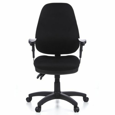 hjh OFFICE Bürostuhl Drehstuhl Chefsessel Computerstuhl ZENIT PRO Stoff schw879