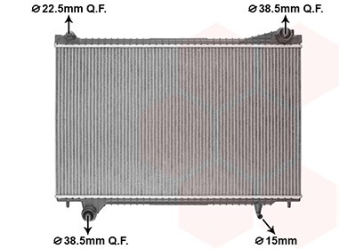 EISENFELS Water Radiator Coolant Cooler for Jaguar XE 3.0 SVO PROJECT 8