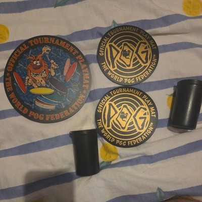 1995 THE WORLD POG FEDERATION Official Tournament PLAYMAT WPF Spielmatte