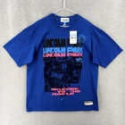 Nike NSW Lincoln Park NY25 Tee Shirt Graphic Men’s Medium Blue Pink NWT 11743