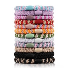 Haargummi, 12 St&uuml;ck Haargummis Damen Mehrfarbigen, Mode Geflochtene Hair Ties,