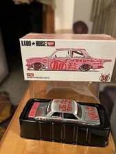 Kaido House MINI GT Datsun 510 Pro Street Buta V1 1:64 Diecast Silver Red CHASE!