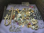 Vtg Costume Jewelry Junk Lot For Scrap,repair Or Repurpose Pre Owned Condition