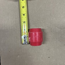 Mar-bal Glastic 2" x 1.75" Red Electrical Standoff Insulators 3/8"-16 Threads