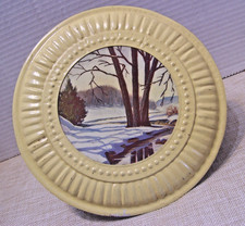 Vintage flue cover / chimney plate cover / fireplace flue cover, 8"