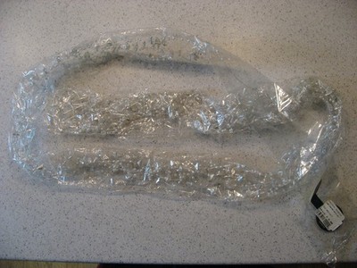 Vtg Sullivans White Bead Spray Christmas Decoration Garland about 60''L