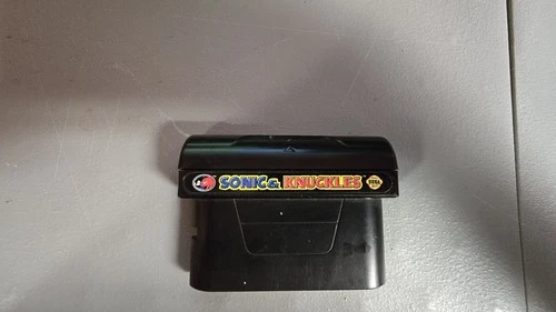 Sonic & Knuckles w/ Blockbuster Stickers (Sega Genesis, 1994) Tested