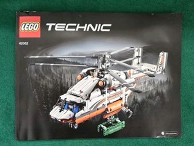 Lego Technic Heavy Lift Helicopter 42052 100% Complete - No Box