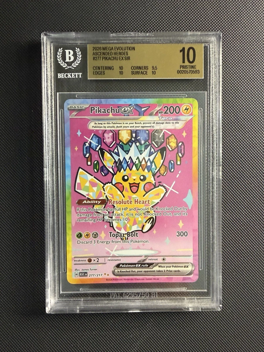 Pokémon Pokémon TCG Beckett Grading Services (BGS) Grade 10