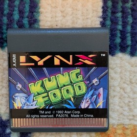 Atari Lynx Model 1 AG-0201 w/ Kung Food & California Games **No Charger**
