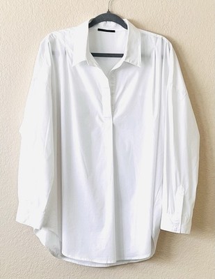 Wms Beautiful White XL Tahari anytime shirt. Darts front and back for comfy fit