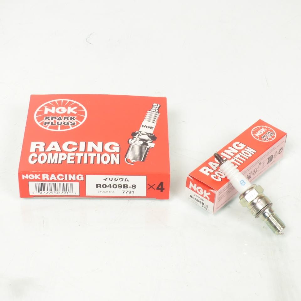Bougie d'allumage NGK CR8EH-9 pour moto Honda CRF 250 X de 2008 en acier
