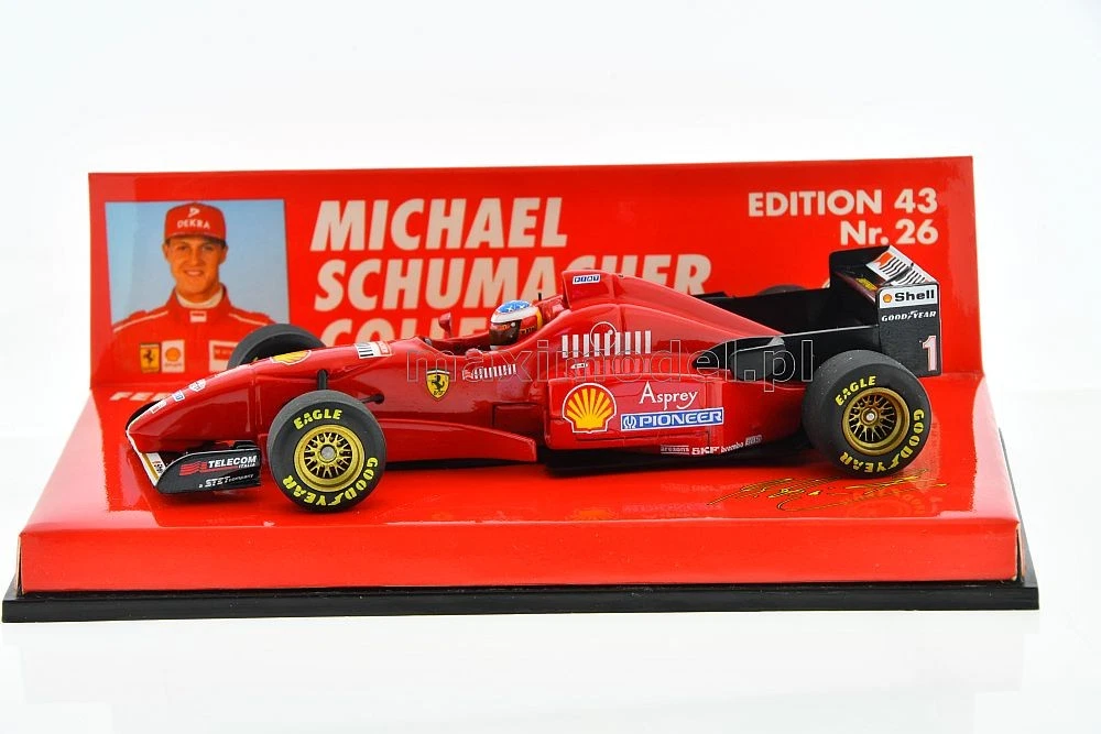 Michael Schumacher Diecast Formula 1 Cars Ferrari 1996 Vehicle