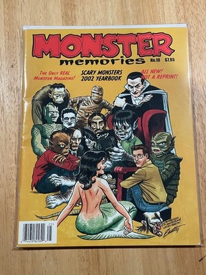 VTG Horror Monster Memories No 10 Scary Monsters 2002 Yearbook