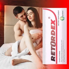 Retordex Sexual Power Booster 30 Pills - Natural Ingredient Rich Supplement Men