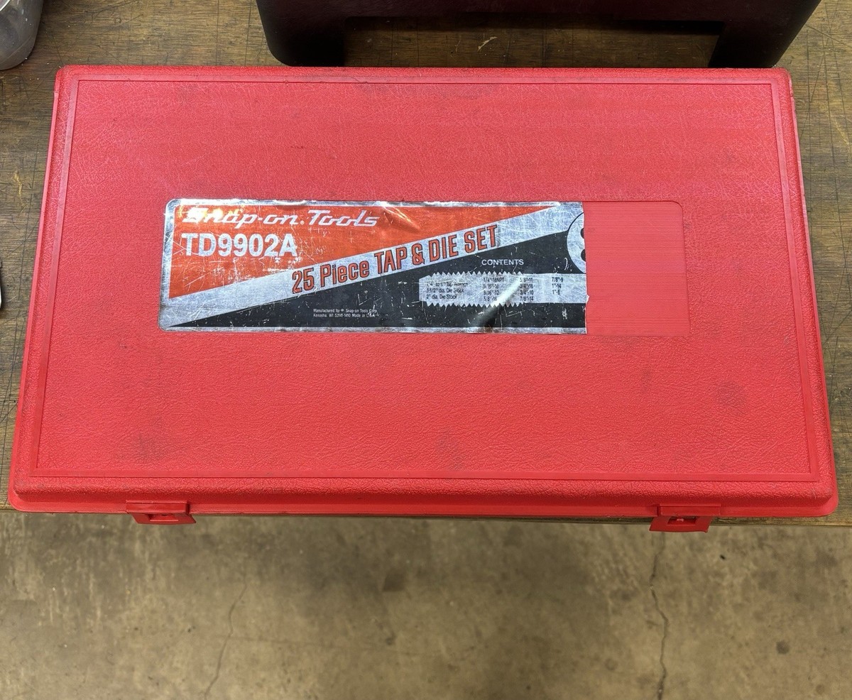 Snap-on 25 PC Tap and Die Set SAE TD9902A for sale online | eBay