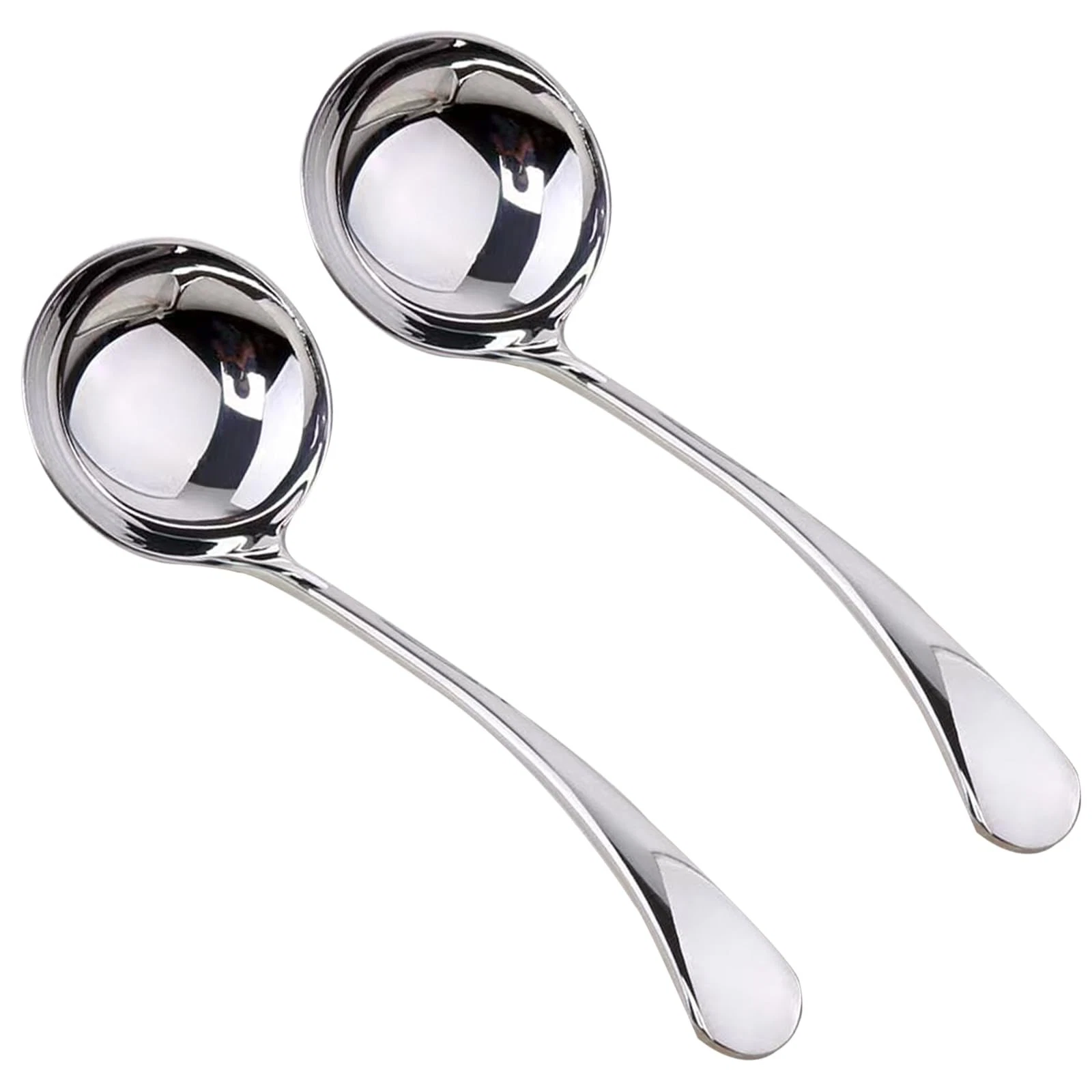 2 Pack Stainless Steel Gravy Soup Serving Ladle for Sauces Gravies Soups
Opens in a new window or ta