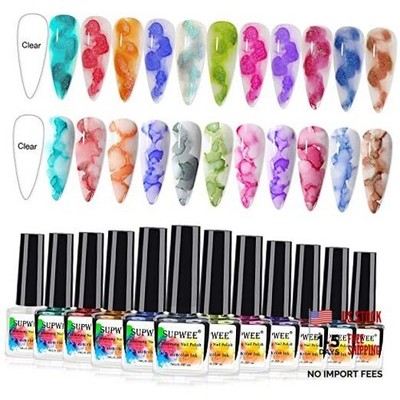 Blooming Watercolor Nail Polish - Marble Nail Polish 106-Marble Nail Ink
