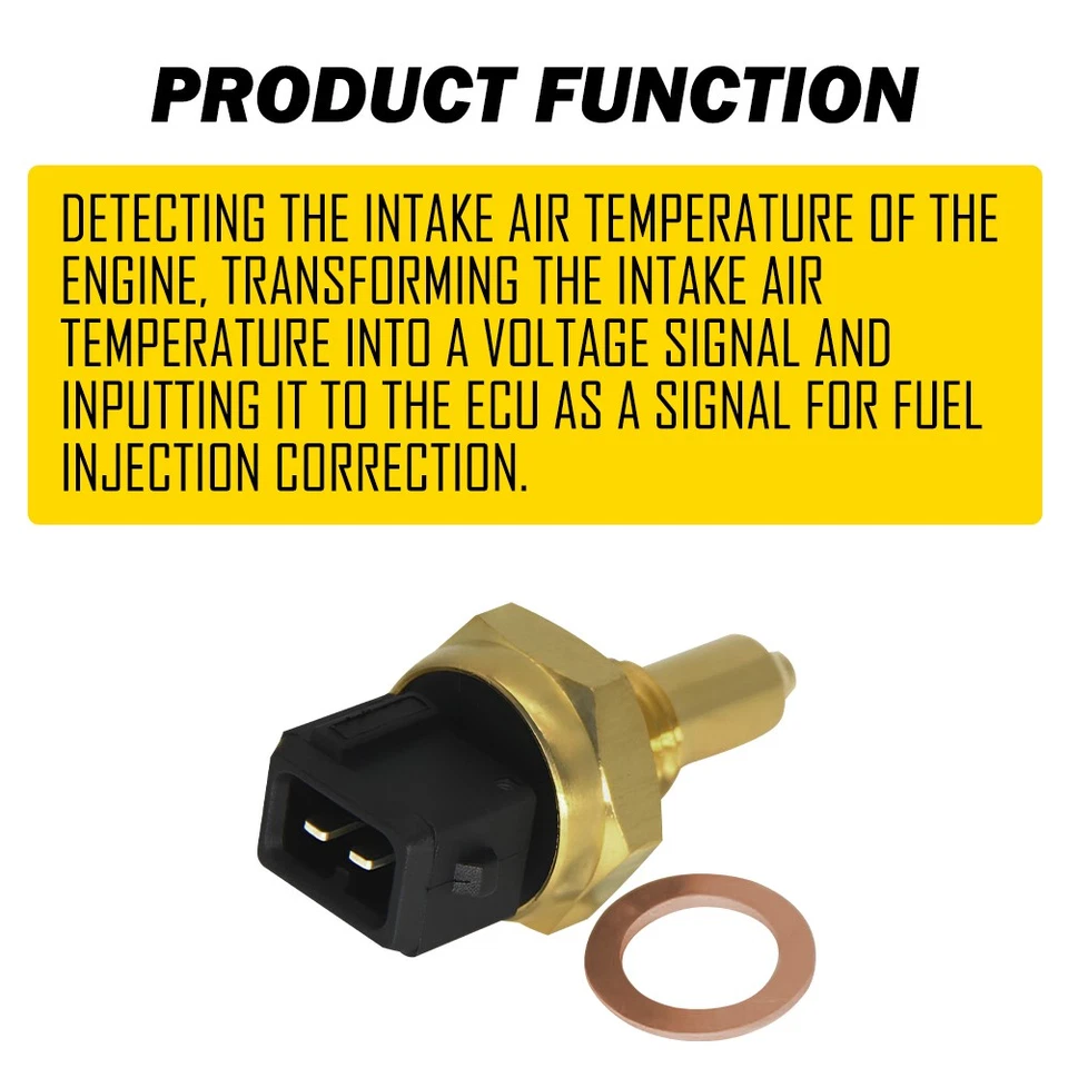 Air Coolant Temperature Sensor Cooling sender fit for X3 BMW X5 X6 23017838935 - Image 4 of 4