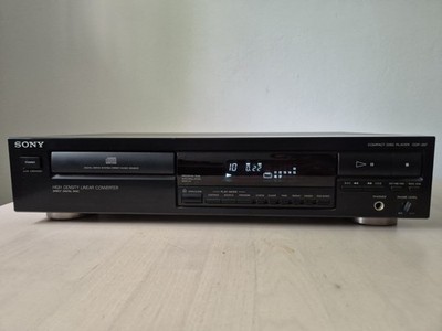 Sony CDP-297 Compact Disc Player HiFi CD-Spieler schwarz - voll funktionsfähig