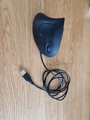 Anker Ergonomic Optical USB Maus - Schwarz - vertikale Maus