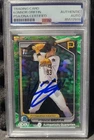 2024 1st Bowman Chrome Green Lunar Konnor Griffin Autograph Auto  PSA/DNA