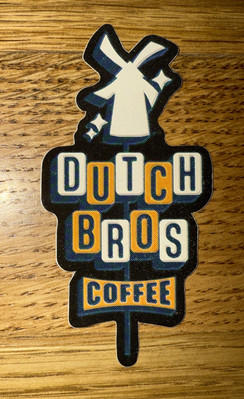 DUTCH Bros STICKER Grand OPENING Exclusive WINDMILL Popsicle DB Coffee